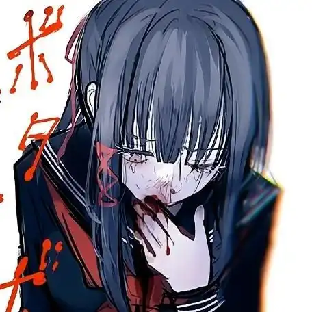 暗黑丧系动漫女头
