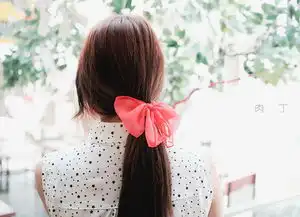 90后非主流女孩美图女生最喜欢的配饰蝴蝶结
