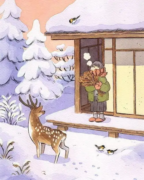 芬兰画家heikala治愈系水彩插画
