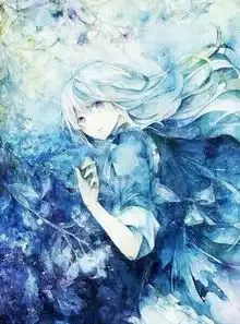 二次元美少女梦幻蓝
