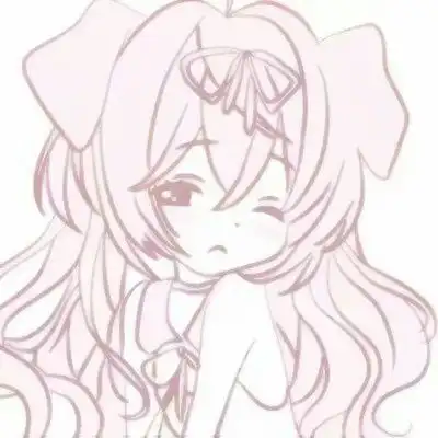 粉红色女头像动漫,动漫头像女生可爱萌2
