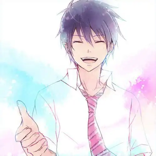 求像这样的动漫男头像,暖系的
