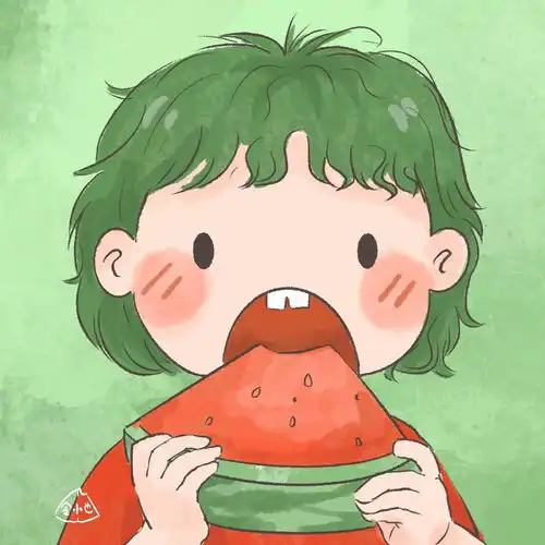 唯美插画治愈系背景图
