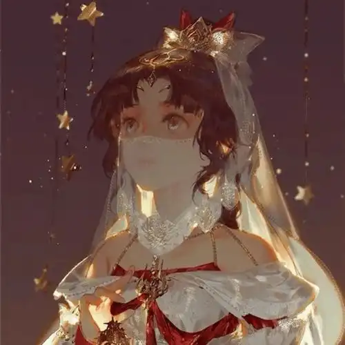 神仙治愈系动漫头像带着光的头像
