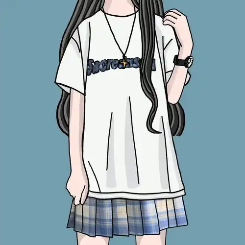 jk少女卡通动漫头像
