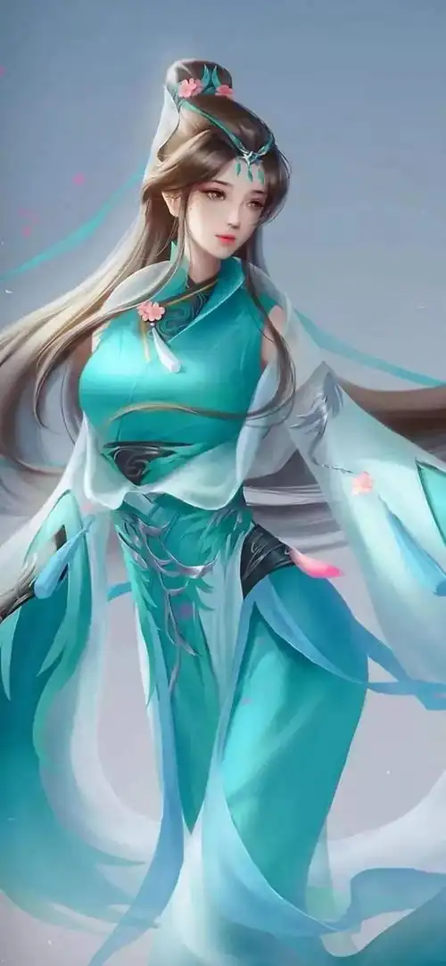 二次元唯美古风美女系列主题壁纸美图

