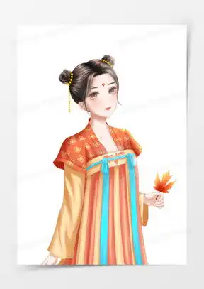 古风少女动漫人物画唯美可爱
