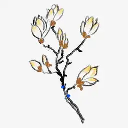 黄色的樱花手绘插画图片素材其他格式下载动漫人物大全
