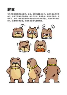 征集漫画脚本策划方案毛毛猫系列漫画人物设定
