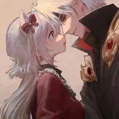 怦然心动的情侣头像
