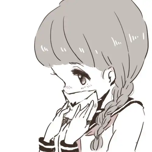 白色的鹿二次元图片大全二次元小鹿女
