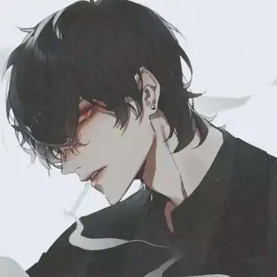 唐崎夜雨二次元丧系男头像
