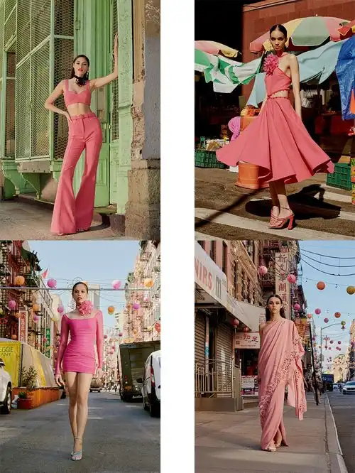 prabalgurung2022度假系列,考究的服装,强烈生活色彩展现浮华与魅力
