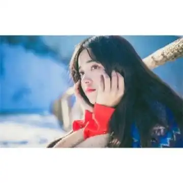 2019最新版韩系上下白边女生头像唯美好看小清新女生白边头像
