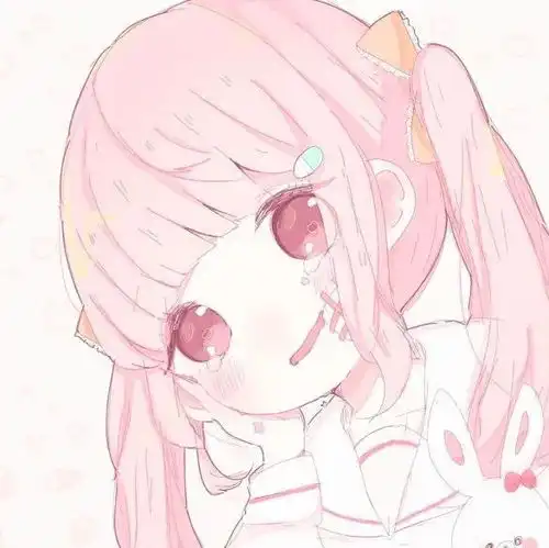 少女心粉色头像

