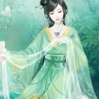 青色系女生头像古风微信头像图片大全

