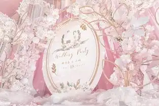 翊森婚礼ys创艺空间案例粉色梦幻少女心粉色手绘风
