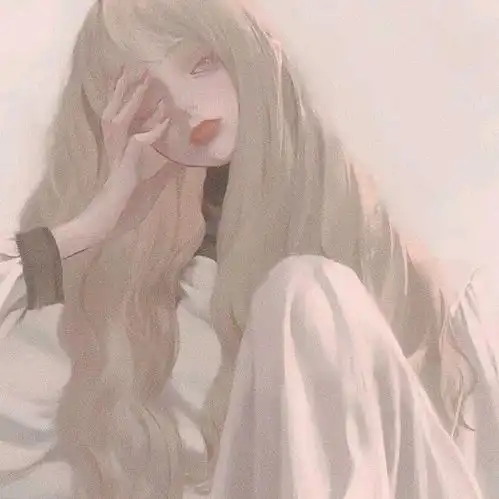 手绘动漫古风女生头像
