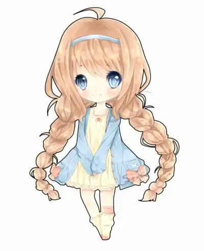 插画手绘二次元美女动漫萌壁纸
