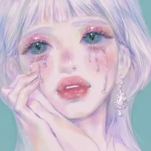 动漫插画头像丨一生都在半途而废
