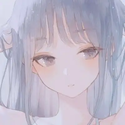 蓝色系动漫女头你愿意和我一起坠入深海吗
