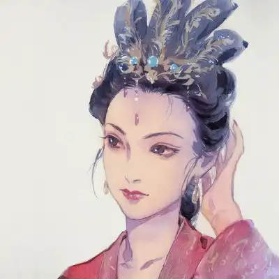 冷酷动漫头像女生图片霸气黑暗系古风头像
