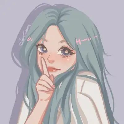 女生闺蜜手绘头像

