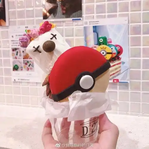 悉尼d21icecream1推出的卡通马卡龙雪糕系列甜品
