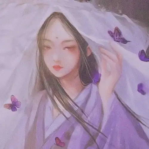 古风系女生头像擦肩的姑娘眉眼弯弯,笑得多恬淡
