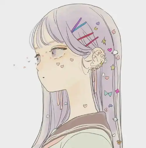 一组治愈系人物插画作品
