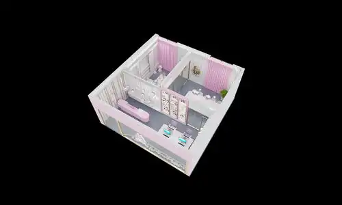 办公室少女心粉色系
