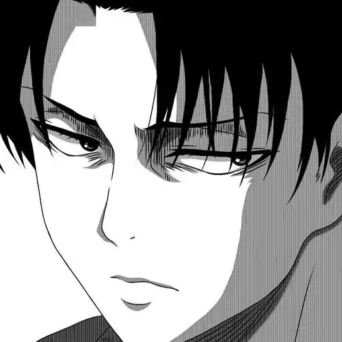 黑白动漫男生头像
