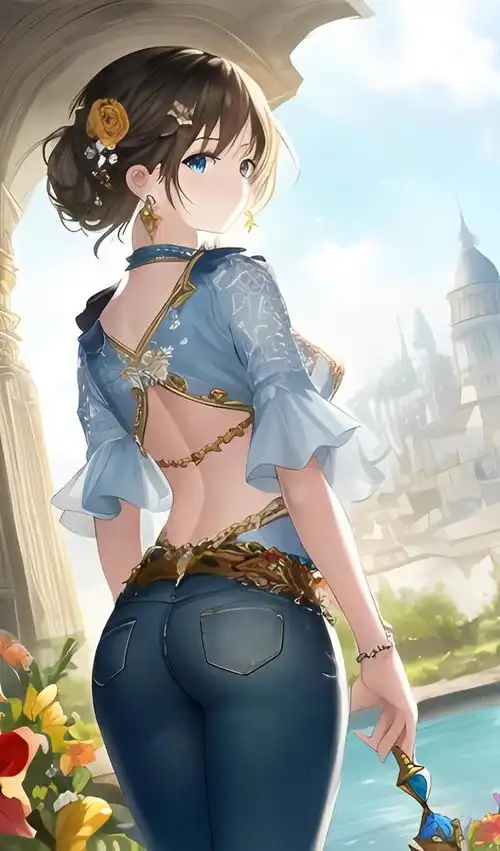 黑白影像,彩色世界系列第十四辑二次元美女
