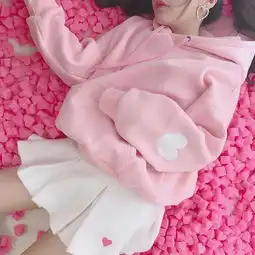 做个秋日暖心系甜妹子,粉红色系穿衣搭配
