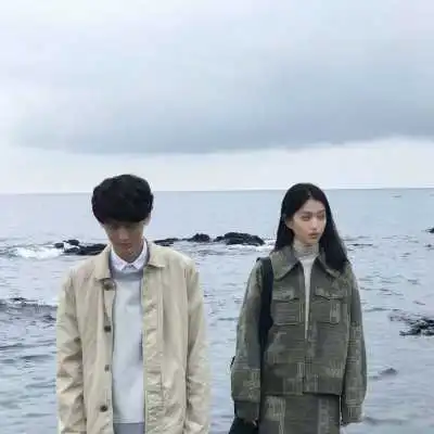 韩系唯美真人情人头像

