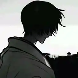 动漫男生黑白冷酷高傲的头像
