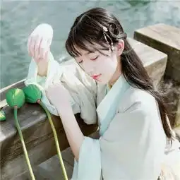 长发头像女生古风头像大全2018许你三千笔墨画我绝世倾城
