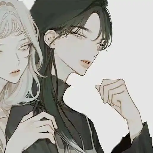 二次元闺蜜头像友谊万岁
