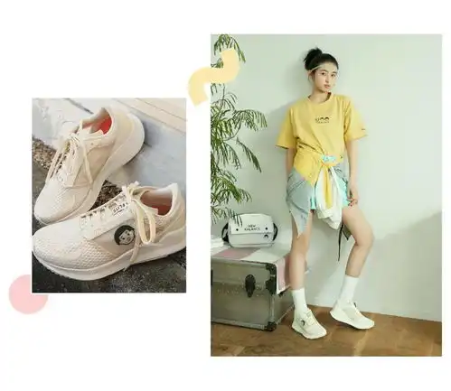 配色绝美的少女运动鞋,百元款也很好穿
