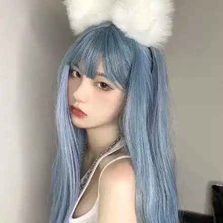 蓝色系女生头像好听到可以作为签名的句子

