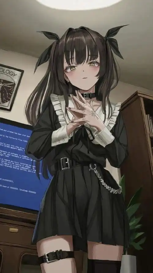 今日黑暗系哥特风少女已上线
