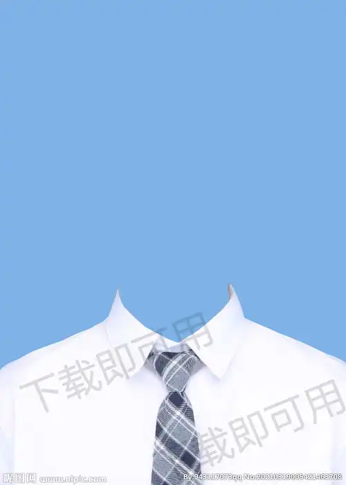 男士白衬衫模板图片
