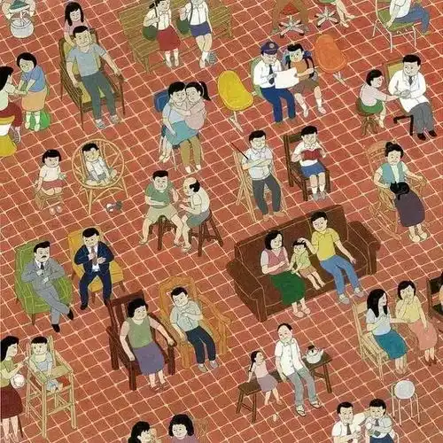 感受家乡的温度,台湾插画师良根笔下的超治愈系插画
