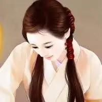 美女卡通长发头像唯美微信头像图片大全
