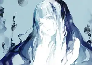 求几张蓝色系的动漫头像女生的多一点
