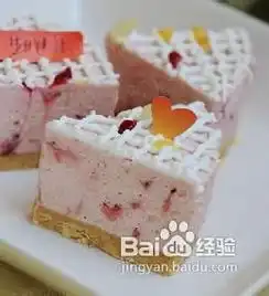 甜品点心系列一果酱芝士蛋糕
