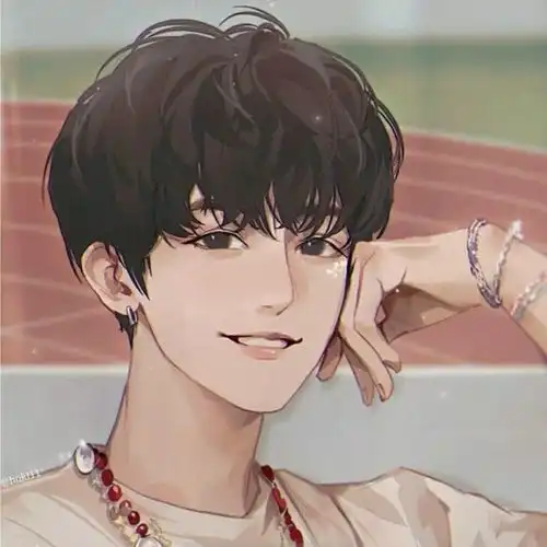 动漫男生头像但愿日子清净,抬头遇见都是柔情
