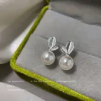 trendolla时尚耳饰trendollas925银针复古蓝色人像珍珠巴洛克宫廷风耳环女ins耳钉耳饰多少钱
