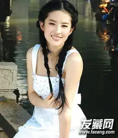 双马尾麻花辫棉布长裙仙女系刘亦菲发型图片
