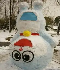 创意十足日系列卡通雪人走红组图
